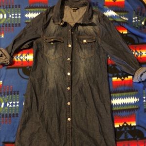 Jean dress never warn like new.